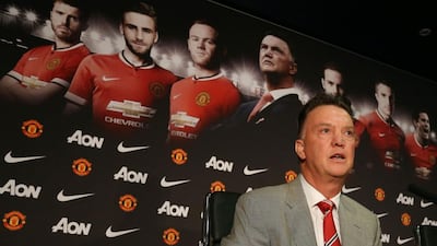 Louis van Gaal and Manchester United will kick off their US tour on Wednesday with a match against LA Galaxy. Lindsey Parnaby / AFP / July 17, 2014