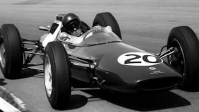 The former world champion Jim Clarke in action above in his Lotus on his way to victory in the 1962 British Grand Prix. He proved to be an inspiration for many future drivers including Ayrton Senna.