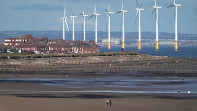 Teesside Wind Farm in North Yorkshire, England. PA
