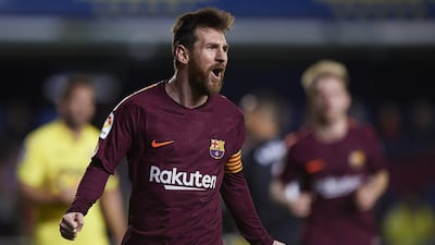 Lionel Messi and Barcelona take on Deportivo La Coruna in the Primera Liga on Sunday. Fotopress / Getty Images
