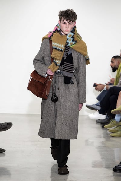 Paul Smith, the elder statesman of British menswear, offers a slouchier take on dressing in Milan. Photo: Paul Smith