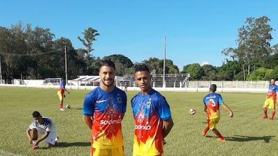 Ahmad and Hafeth fully kitted up. Courtesy The Black Pearls Academy