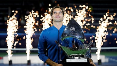 Coming back to the UAE, the Dubai Duty Free Tennis Championships trophy is a lovely piece of silverware in the shape of a boat (after all, Dubai is a port city so this makes perfect sense). It is currently in Roger Federer's possession after the former world No 1 won his 100th career title in the emirate this year. EPA