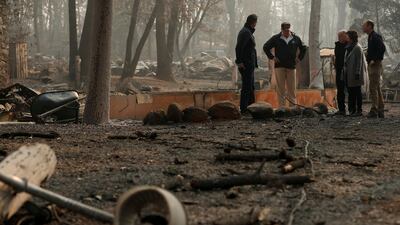 U.S. President Donald Trump visits Paradise, California, U.S. REUTERS