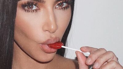 This post from Kim Kardashian, promoting a diet-supressing lolly pop, came under fire in May 2018. Instagram / Kim Kardashian