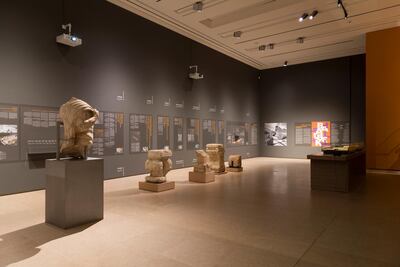 An installation view of the exhibition. Photos by Christopher Baaklini. Courtesy of Sursock Museum