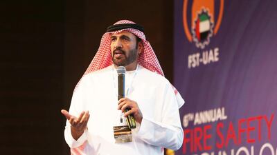 Maj Gen Rashid Al Matroushi, director of Dubai Civil Defence, said there was no building cladding crisis. Pawan Singh / The National