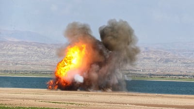 Artillery, drones and helicopters will take part in the drills, state TV said. Tehran is particularly concerned about Azerbaijan's growing military co-operation with Israel. EPA