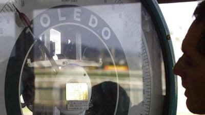 A jockey in Auckland, New Zealand, has his weight checked after his race at Avondale. The Turf Club Ireland recently took measures to address "wasting" by jockeys to make weight by raising the minimum weight limit.