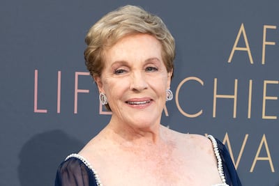 Julie Andrews most recently voiced Lady Whistledown in Bridgerton. AFP