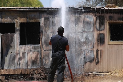 Fires broke out in Baghdad during a heatwave last year. Getty Images