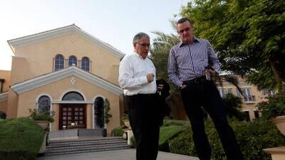 Colin Jobe (L) and Guy Coghlan were among the Dubai investors in Montague Morgan Slade.