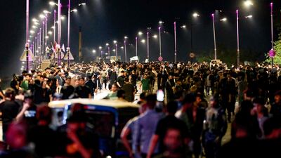On Friday afternoon, thousands protested peacefully in Iraq and other Muslim-majority countries. AFP