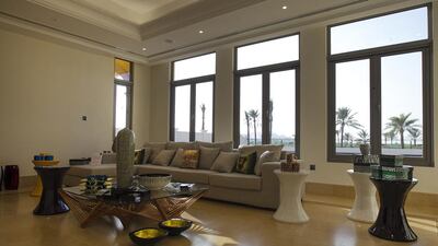 Average rental rates for villas on Saadiyat Island fell 3 per cent during 2013, according to Asteco. The average rental rate at the end of 2013 for a three-bed villa was from Dh290,000-300,00, four-bed Dh290,000-300,000, five-bed Dh350,000-850,000. Mona Al Marzooqi / The National