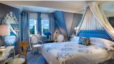 The decor of every room at the Milestone has been given a distinctive touch by the hotel's owner, Bea Tollman, who is also responsible for the quirky little gifts that guests are liable to find scattered about.