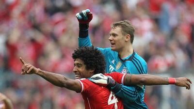 Bayern Munich have 59 points at the top of the Bundesliga to second-placed Bayer Leverkusen's 43. Rene Ruprecht / AP