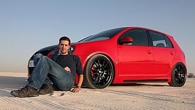 Ahmed Al Nagdi reckons he has spent Dh75,000 on modifications to his Volkswagen Golf GTI. He plans plenty of further revisions to his pride and joy.