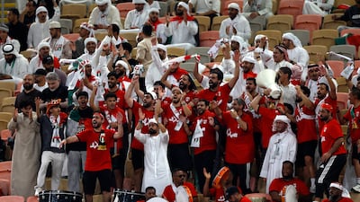 UAE fans at the King Abdullah Sports City Stadium in Jeddah. Reuters