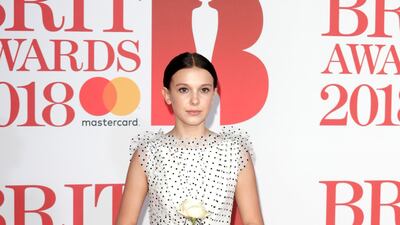 Millie Bobby Brown is sometimes criticised for wearing clothes that are too sophisticated for a 14-year-old (we say she can do whatever she wants), but this Rodarte is definitely what people would call age-appropriate. She, unlike Haim, pooh-poohed the gypsophila headpieces (a good decision, we think). Getty
