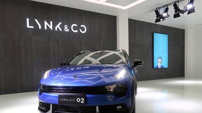 A Lynk & Co 02 4x4 at Geely's Lynk & Co plant in the remote Zhangjiakou, Hebei province, China. Due to its location, the facility can expand anywhere, says the manager. Joe White/Reuters