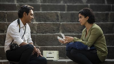 Nawazuddin Siddiqui and Sanya Malhotra in 'Photograph'. Joe D'Souza / Tiwari's Ghost, LLC