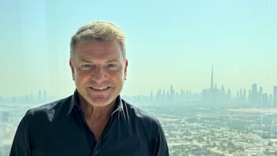 Jens Bischoff, chief executive of German budget airline Eurowings, during a visit to Dubai. Photo: Eurowings