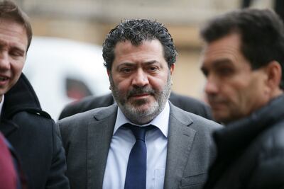 Ziad Akle at Westminster Magistrates Court in London in 2017. AFP