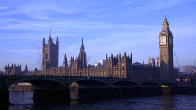 The Houses of Parliament in London. PA