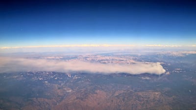 An afternoon backfire in Yosemite National Park in California. EPA