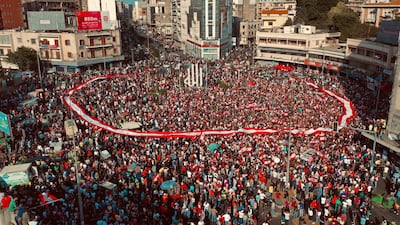 A drone image of Sahat El Nour in Tripoli by Omar Imady. Omar Imady