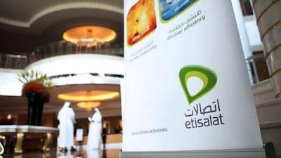 According to the company's annual report, Etisalat generates 21 per cent of sales from its fixed-line and internet businesses.