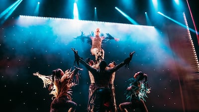 Billionaire Dubai's theatre and dinner show features everything from acrobatic displays to music and dance performances. Courtesy Billionaire Dubai