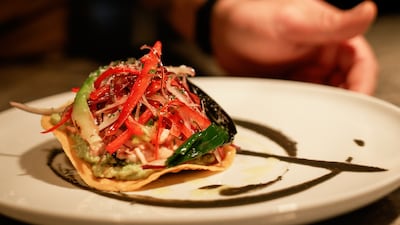 On the menu are classic South American dishes such as tostadas and empanadas.