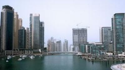 Dubai Marina, which has suddenly become affordable for residents who had been forced to live outside the city.