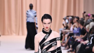 The Jean Paul Gaultier haute couture autumn/winter 2022-2023 show as part of Paris Fashion Week.