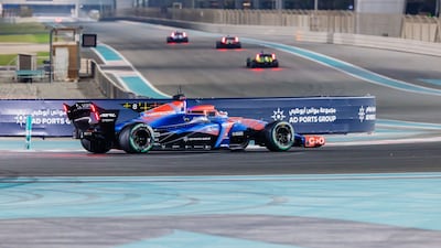 A2RL’s autonomous racecars will leave Yas Marina Circuit for the first time when the Abu Dhabi-born series makes its international debut at Imola in September. Photo: A2RL