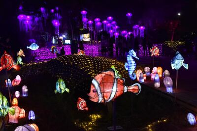 A marine motif was clear to see at the Taiwan Lantern Festival in Pingtung. Courtesy Taiwan Tourism