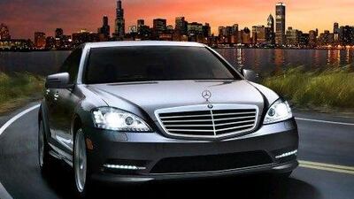 This year's S550 may have a smaller 4.6L V8, compared to a 5.5L V8 last year, but it's twice turbocharged for a powerful yet comfortable ride. Courtesy of Mercedes