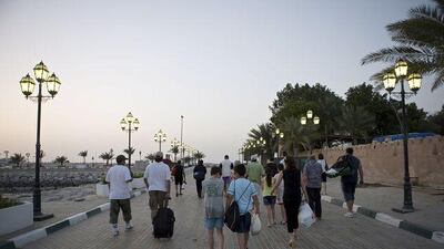 Signs posted at the breakwater say the ferry service to Lulu Island stopped operating on Jan 1.