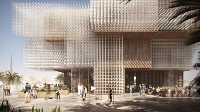 A rendering of the completed Poland Pavilion. Courtesy: Poland Expo 2020 Dubai