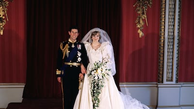 Diana, Princess of Wales and Prince Charles on their wedding day. Getty Images