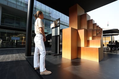 Abdalla AlMulla's tribute to the Golden Ratio. Chris Whiteoak / The National