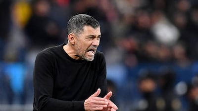 Soccer Football - Italian Super Cup - Semi Final - Juventus v AC Milan - Al Awwal Park, Riyadh, Saudi Arabia - January 3, 2025 AC Milan coach Sergio Conceicao reacts REUTERS / Jennifer Lorenzini TPX IMAGES OF THE DAY