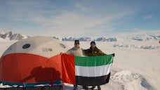 Dr Hussain Khansaheb, an Emirati marine engineer, joined an expedition to Antarctica this month. Photo: Dubai Holding