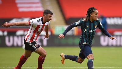 Enda Stevens – 6. One of many Blades players to have a shot saved by Meslier, and was diligent in the rest of his work. AFP