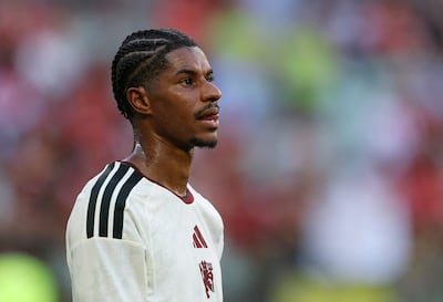 Marcus Rashford returned to action for Manchester United in preseason against AC Milan. Reuters