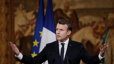 Emmanuel Macron, 40, became the president of France in May 2017. REUTERS/Yoan Valat/Pool