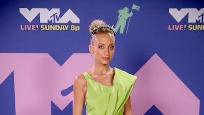 Nicole Richie wears Cong Tri to attend the 2020 MTV Video Music Awards, on Sunday, August 30, 2020. Getty Images