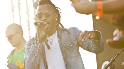 The Emirati singer Hamdan Al Abri. Antonie Roberston / The National