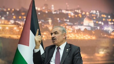 Palestinian Prime Minister Mohammad Shtayyeh accused the United States of declaring "financial war" on his people. AP Photo